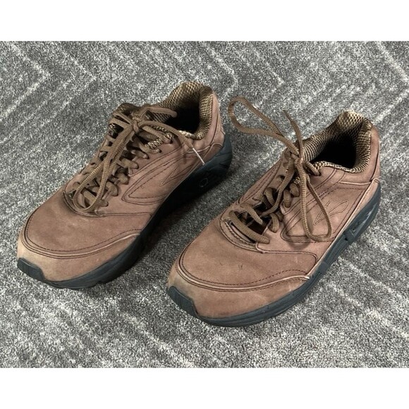 Brooks Addiction Walker Brown Leather Walking Shoe 2E (Extra Wide) Size 7 main image 11
